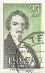 Stamps : Europe : Spain :  PERSONAJES ESPAÑOLES. JOSÉ DE ESPRONCEDA. EDIFIL 2072