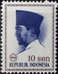 Sellos del Mundo : Asia : Indonesia : Presidente Sukarno