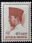 Sellos del Mundo : Asia : Indonesia : Presidente Sukarno