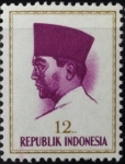 Sellos de Asia - Indonesia -  Presidente Sukarno