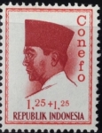 Sellos de Asia - Indonesia -  Presidente Sukarno