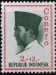 Sellos de Asia - Indonesia -  Presidente Sukarno