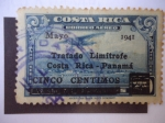 Sellos de America - Costa Rica -  Tratado Limítrofe Costa Rica - Panamá- Mayo 1941.