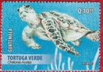 Sellos del Mundo : America : Guatemala : Tortuga Verde