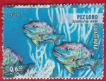 Sellos de America - Guatemala -  Pez Loro