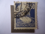 Stamps Germany -  Karl Marx (Yv/44)