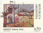 Stamps Argentina -  OBRAS DE J. CANELLA, TIPO DE 1988. EL CAMINITO. YVERT AR 1671