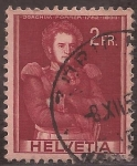 Stamps Switzerland -  Coronel Joaquim Forrer  1941 2 francos