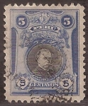 Stamps America - Peru -  Manuel Pardo  1918 5 centavos