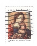 Stamps United States -  Navidad 2002