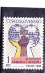 Stamps Czechoslovakia -  congreso Praga- 1978