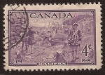 Sellos de America - Canad -  Bicentenario Fundación de Halifax  1949 4 centavos