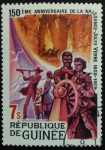Stamps Guinea -  150 aniversario nacimiento Julio Verne