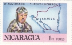 Sellos de America - Nicaragua -  50 aniversario -Charles Lindbergh