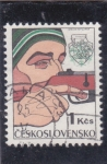 Stamps Czechoslovakia -  tiro