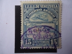 Stamps Venezuela -  E.E.U.U. de Venezuela - Mapa.