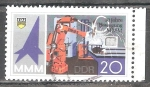 Stamps Germany -  30 años el movimiento MMM, robots de soldadura (DDR).