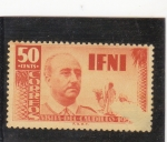 Stamps Morocco -  visita del caudillo-IFNI
