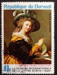 Sellos de Africa - Burundi -  Lady Folding, vigée-Levrum