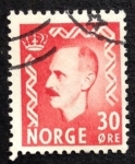 Sellos de Europa - Noruega -  Rey Haakon VII