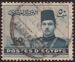 Sellos de Africa - Egipto -  Rey Farouk  1939 50 milleme egipcio