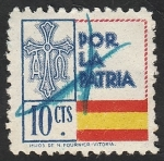 Stamps Spain -  Por la Patria