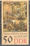 Stamps Germany -  Thomas Müntzer en honor a la República Democrática Alemana 1989.