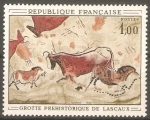 Sellos de Europa - Francia -  GROTTE PREHISTORIQUE DE LASCAUX