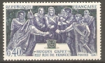 Sellos de Europa - Francia -  HUGUES CAPET ELU ROI DE FRANCE