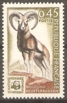 Sellos de Europa - Francia -  MOUFLON MEDITERRANEEN