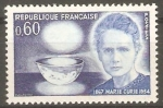 Sellos de Europa - Francia -  MARIE CURIE 1867-1934