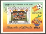 Sellos de Africa - Liberia -  COPA MUNDIAL DE FUTBOL ESPAÑA 82