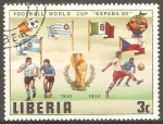 Sellos de Africa - Liberia -  COPA MUNDIAL DE FUTBOL ESPAÑA 82