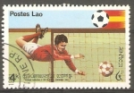 Sellos de Asia - Laos -  COPA MUNDIAL DE FUTBOL ESPAÑA 82