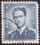 Sellos de Europa - Blgica -  Rey Balduino  1953 4 francos