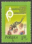 Stamps Poland -  Anopheles mosquito