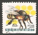 Sellos de Europa - Suecia -  Abeja