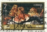 Stamps Spain -  DIA DEL SELLO. LUIS EUGENIO MELÉNDEZ. BODEGÓN, VALOR FACIAL 7 Pts. EDIFIL 2365