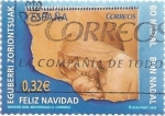 Stamps : Europe : Spain :  NAVIDAD 2009. MATERNIDAD, OBRA DE J. CARRERO. EDIFIL 4520