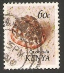 Sellos de Africa - Kenya -  Cypraecassis rufa