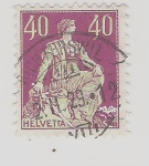 Sellos de Europa - Suiza -  1908 Helvetia *