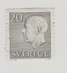 Sellos de Europa - Suecia -  1952 King Gustaf VI Adolf of Sweden & Tree Crowns - Without Imprint