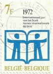 Stamps : Europe : Belgium :  AÑO INTERNACIONAL DEL LIBRO. CARTEL DE ROLF IBACH. YVERT BE 1618