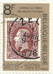 Stamps : Europe : Belgium :  DIA DEL SELLO. REPRODUCCIÓN SERIE BÁSICA DE LEOPOLDO II DE 1878. YVERT BE 1885