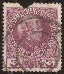 Stamps Austria -  Emperador Joseph II  1908 3 heller