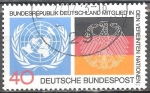 Stamps Germany -  Admisión de la República Federal de Alemania de la ONU.