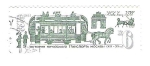 Sellos de Europa - Rusia -  Transporte publico Moscu