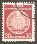 Sellos de Europa - Alemania -  Escudo de armas nacional de DDR