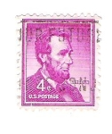 Sellos de America - Estados Unidos -  1954 -1973 Abraham Lincoln