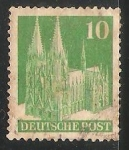 Stamps Germany -  Cologne Cathedral